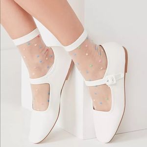Leather Mary Jane Flats